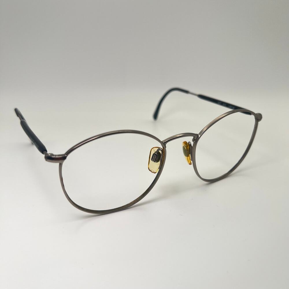 Vintage Giorgio Armani 627 815 Large Sunglasses FRAMES ONLY Gunmetal 51-19-140